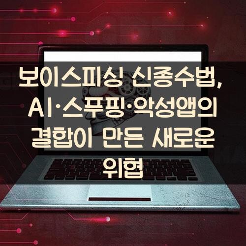 보이스피싱 신종수법, AI·스푸핑·악성앱의 결합이 만든 새로운 위협