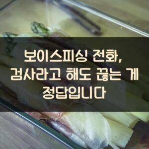 보이스피싱 전화, 검사라고 해도 끊는 게 정답입니다