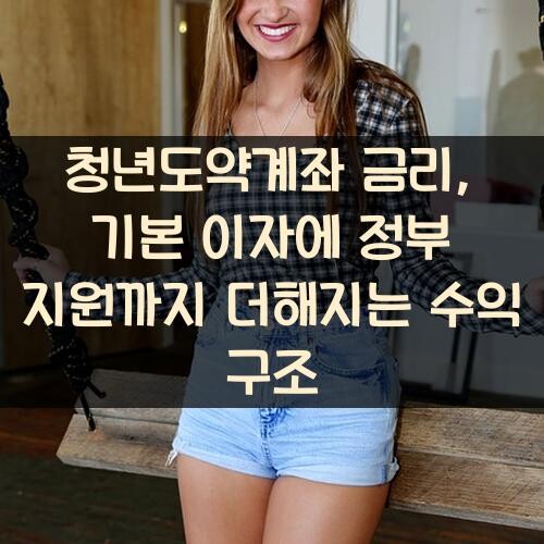 청년도약계좌 금리, 기본 이자에 정부 지원까지 더해지는 수익 구조