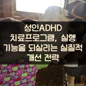 성인ADHD 치료프로그램, 실행 기능을 되살리는 실질적 개선 전략