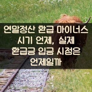연말정산 환급 마이너스 시기 언제, 실제 환급금 입금 시점은 언제일까?